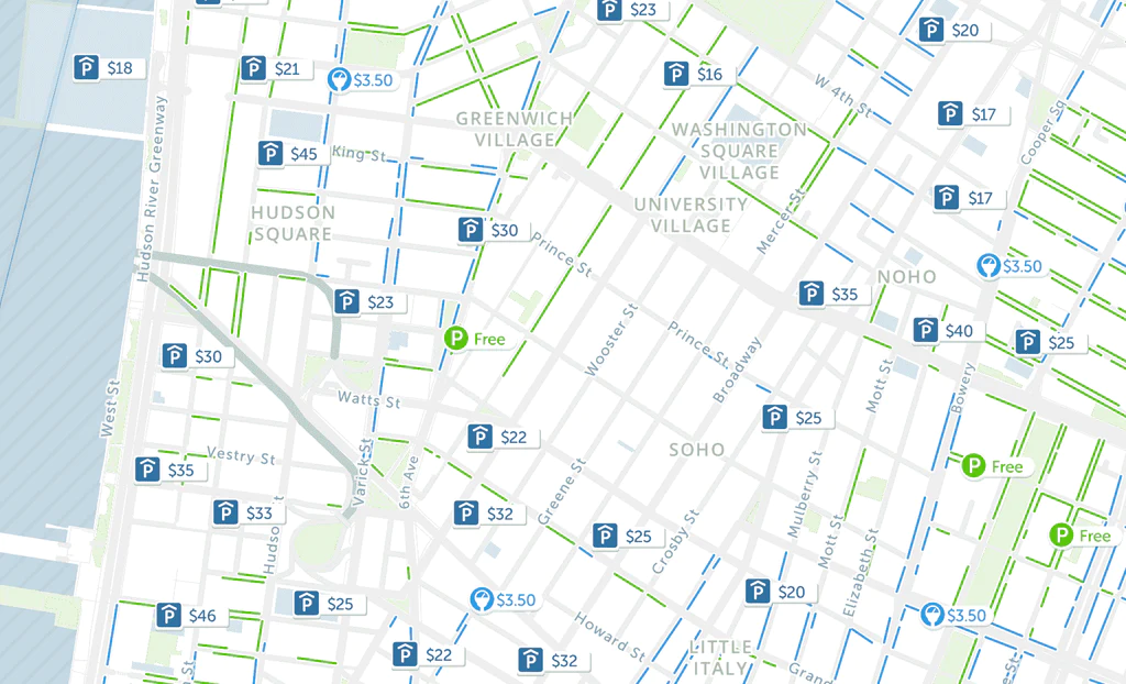 2023 : Map of Free Parking in Chicago - SpotAngels